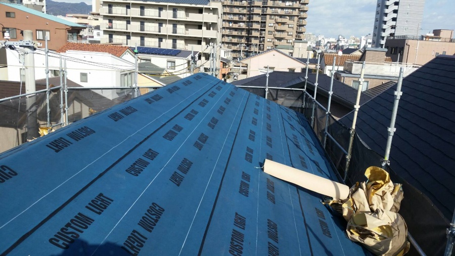屋根カバー工事