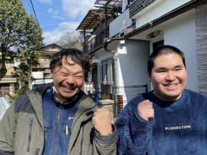 お客様と記念撮影