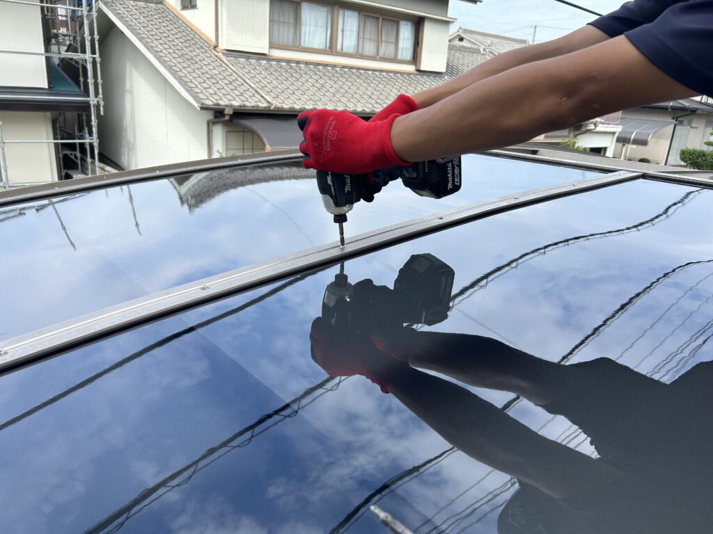 カーポート屋根修理