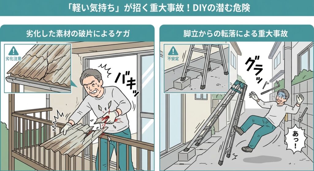 「軽い気持ち」が招く重大事故！DIYの潜む危険